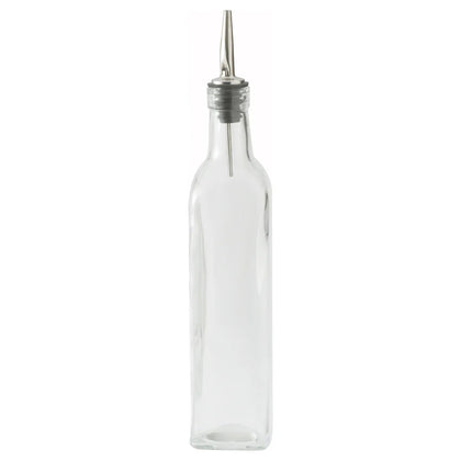 GOB-8 and GOB-16 8oz and 16oz Oil/Vinegar Cruet w/ Pourer
