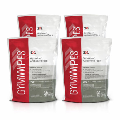 GymWipes Antibacterial Wipes, Towelettes Bucket Refill - Clean, Deodorize & Kills Bacteria, Viruses & Fungi