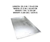 Galvanized Drip Pan, 16-1/4