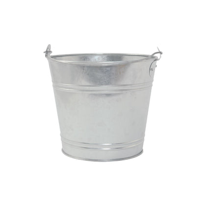 Galvanized utility pail, 8