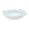Gingko Retro 16oz Bowl in Gold, Silver, and Rose Gold. Durable BPA-free tableware for events, weddings, and casual dining. Perfect for soups, salads, and desserts. Reusable and disposable.