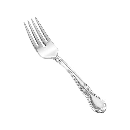 Glamour Salad Fork 6.25 inches made of durable 18/8 stainless steel, mirror finish, extra heavyweight quality, ideal for commercial use in restaurants, catering, and hospitality, 25 dozen per case