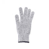 Cut-resistant glove A5 with black wristband size XL; durable, ANSI-rated safety, flexible and secure fit, easy to clean; packed 120 each per pack; perfect for industrial and foodservice use.