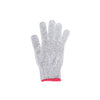 Cut-resistant glove A5 with red wristband size S; durable, ANSI-rated protection, flexible fit, easy to clean; packed 120 each per pack; ideal for food prep, kitchens, or industrial safety.