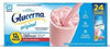 Glucerna 12g Protein Shake, Creamy Strawberry, 8 fl oz bottles, case of 24, diabetic-friendly nutrition drink with rich strawberry flavor.