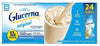 Glucerna 12g Protein Shake, Homemade Vanilla, 8 fl oz bottles, case of 24, diabetic-friendly meal replacement drink.