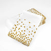 Confetti Airlaid Guest Towels in Gold, Silver, and Rose Gold, perfect for upscale events, weddings, and parties. Premium quality, durable, and stylish disposable towels with a festive confetti design.