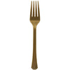 Gold disposable fork and knife set. Elegant and durable, perfect for weddings, banquets, and upscale events. Stylish design adds sophistication to any table setting, with easy cleanup and convenience.