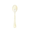 Gold Glitter Combo Cutlery Box with forks, knives, and spoons. BPA-free, durable, and disposable, perfect for weddings, birthdays, and special events. Adds elegance and sparkle to table settings.