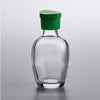 Set of 12 green top soy sauce bottles, designed for easy dispensing and storage.
