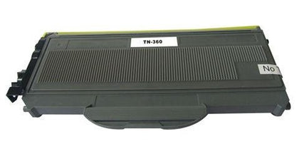 Black toner cartridge for Brother HL2140 and HL2150N printers – high yield, 2,600-page capacity.