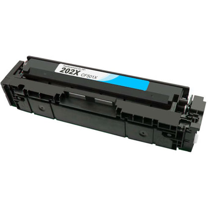 CF501X Cyan toner cartridge compatible with HP Color LaserJet Pro M254, M254dw, M280, M281cdw, M281fdw, prints up to 2,500 pages.