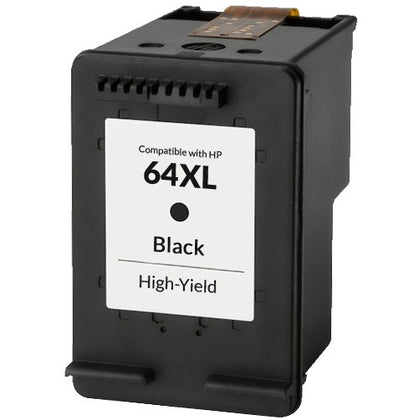 HP 64XL black compatible ink cartridge for ENVY printers