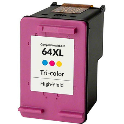 HP 64XL tri-color compatible ink cartridge for ENVY printers