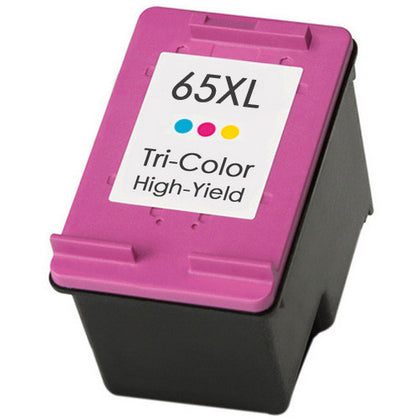 HP 65XL Tri-Color compatible ink cartridge for DeskJet printers