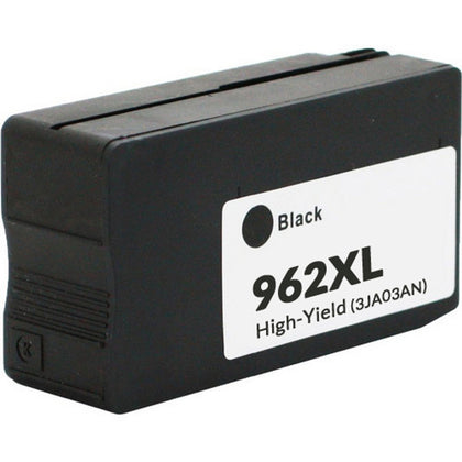 962XL Black Compatible Ink Cartridge for HP OfficeJet Pro 9025 printer, high-yield 2,000 pages, delivers sharp, professional-quality black prints.