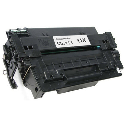 Toner Cartridge Q6511X compatible for HP LaserJet 2400, 2410, 2420, 2430 printers, black, 12,000 pages