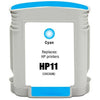 HP 11 Cyan compatible ink cartridge for Inkjet and OfficeJet printers