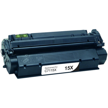 C7115X/Q2613X/Q2624X compatible black toner cartridge for HP LaserJet 1000/1005/1150/1200/1220/1300/3380, 4,000 pages, sharp and reliable prints
