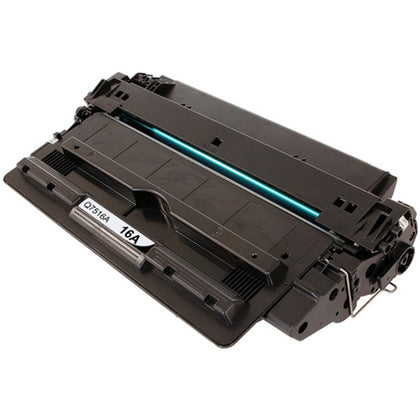 Toner Cartridge Q7516A compatible for HP LaserJet 5200 printer, black, 12,000 pages