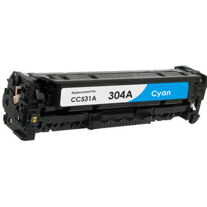 CC531A (304A) / CE411A / CF381A / CRG118/718 Cyan Toner Cartridge Compatible for HP CP2025, CM2320, M476, Canon 118, 2800 pages