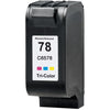 HP 78 Tri-Color Compatible Ink Cartridge for vibrant prints, 560 pages, fits Color Copier 180, DeskJet 6122, OfficeJet 5110, PhotoSmart 1100.