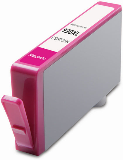 Compatible HP 920XL Magenta Ink Cartridge – high-yield 700-page replacement for HP OfficeJet 6000 and 6500 printers.
