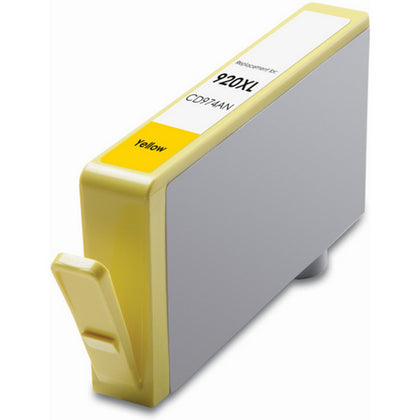 Compatible HP 920XL Yellow Ink Cartridge – high-yield 700-page replacement for HP OfficeJet 6000 and 6500 printers.