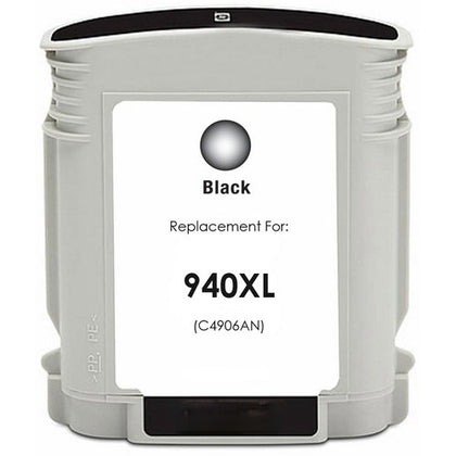 940XL Black Compatible Ink Cartridge for HP OfficeJet 8000 and 8500 Printers