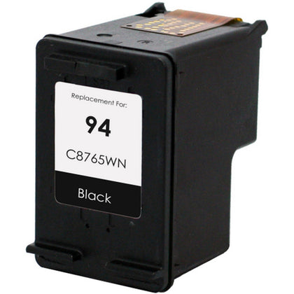Compatible HP 94 Black Ink Cartridge 480 pages for DeskJet 460, 5740, 6520, and OfficeJet 6200, 6210