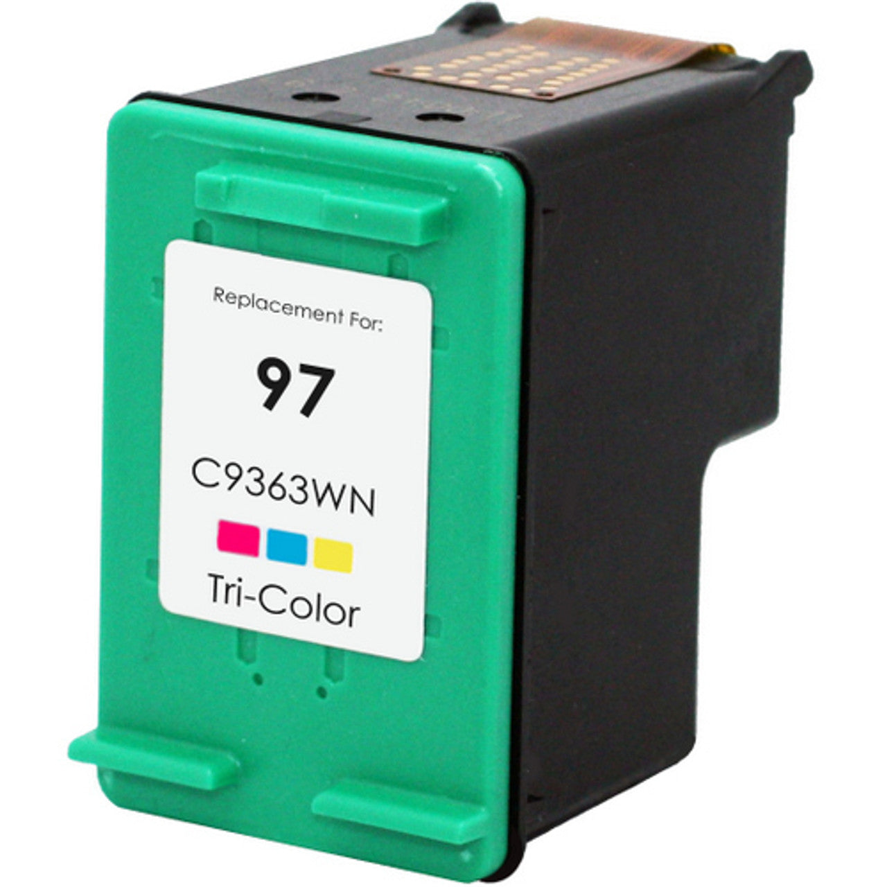 Compatible HP 97 Tri-Color Ink Cartridge 560 pages for DeskJet 5740, 5940, and OfficeJet 7210, 7310