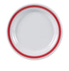 Yanco Round Plate HS-107 is a great and affordable restaurant tableware. It is made from durable and reliable melamine material, which makes the plate look like ceramics. You can use this stylish plate to serve any dish you want. For example, you can use it for serving tortillas, rice, noodles, appetizers or hot meals. The Houston collection has an elegant and stylish design of its extra heavy-duty items. Performed in white color, it will perfectly fit any restaurant environment.