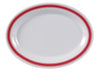 Oval Platter HS-213 is a perfect solution for your food-serving establishment. Performed in stylish white color, it can be used for serving vegetables, cold cuts, fresh greens or Asian appetizers. Manufactured from durable and reliable melamine, this dinnerware is popular for being unbreakable and affordable at the same time. Thanks to the stylish Houston collection, these platters will perfectly fit any establishment design. They will always look nice in your cafe, restaurant or catering events.