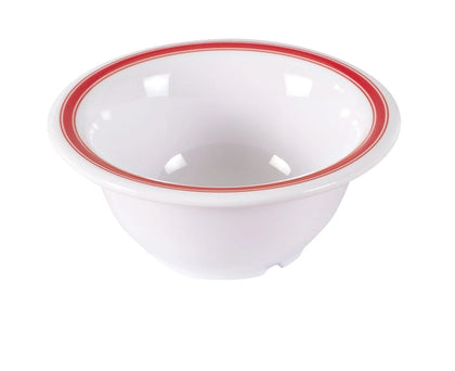 Yanco Soup Bowl HS-5510 It is made from durable and reliable melamine material, which makes the bowl look like ceramics. Such white soup bowls are also BPA free and NSF listed, so you can easily use them for both personal and commercial aims.