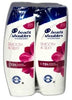 Head & Shoulders Smooth & Silky Shampoo, 400ml (13.5 fl oz), 6-Pack for smooth, dandruff-free, and frizz-free hair.