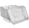 Half-Size Deep Aluminum Pan, Durable and Disposable for Cooking, Baking, Roasting, and Food Storage