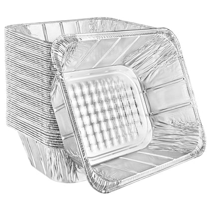 Half Size X-Deep Aluminum Pan, heavy-duty and durable, perfect for baking, roasting, and serving large portions for catering and home cooking.
