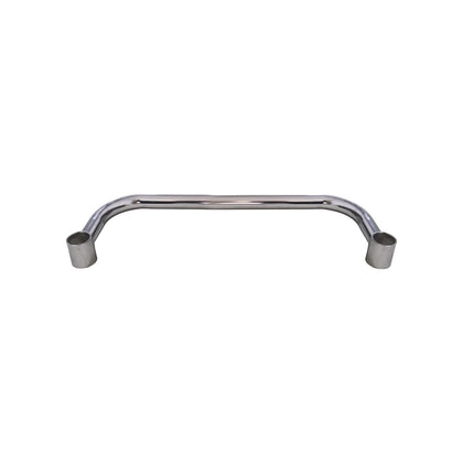 Handle chrome-plated for wire cart/shelving 24 inches; rust-resistant, provides durable support for moving and maneuvering carts and shelving units in residential, commercial, or industrial settings.