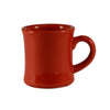 Hartford Red 7.5oz mug, 3 1/4-inch durable coffee mug, heat-retaining ceramic tea mug, espresso cup, chip-resistant red drinkware, stackable restaurant-quality coffee cup, ergonomic handle