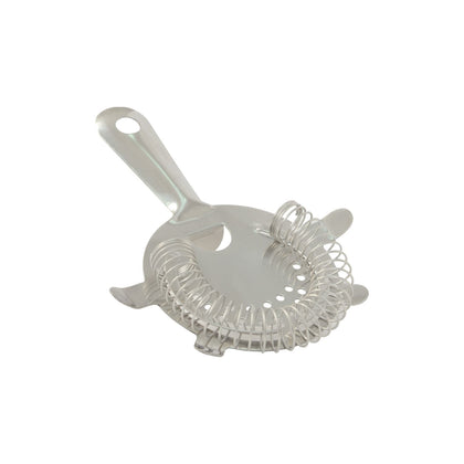 Hawthorne Strainer Stainless Steel 4-Prong with coiled spring for filtering cocktails, fits standard shakers and mixing glasses. (Packed By: 288 Each Per Case)