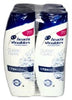 Head & Shoulders Classic Clean Shampoo, 400ml (13.5 fl oz) bottles, 6-pack, anti-dandruff formula for healthy, clean, and nourished hair.