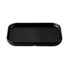 Hudson Rectangular Straight-Side Platter Matte Black 10