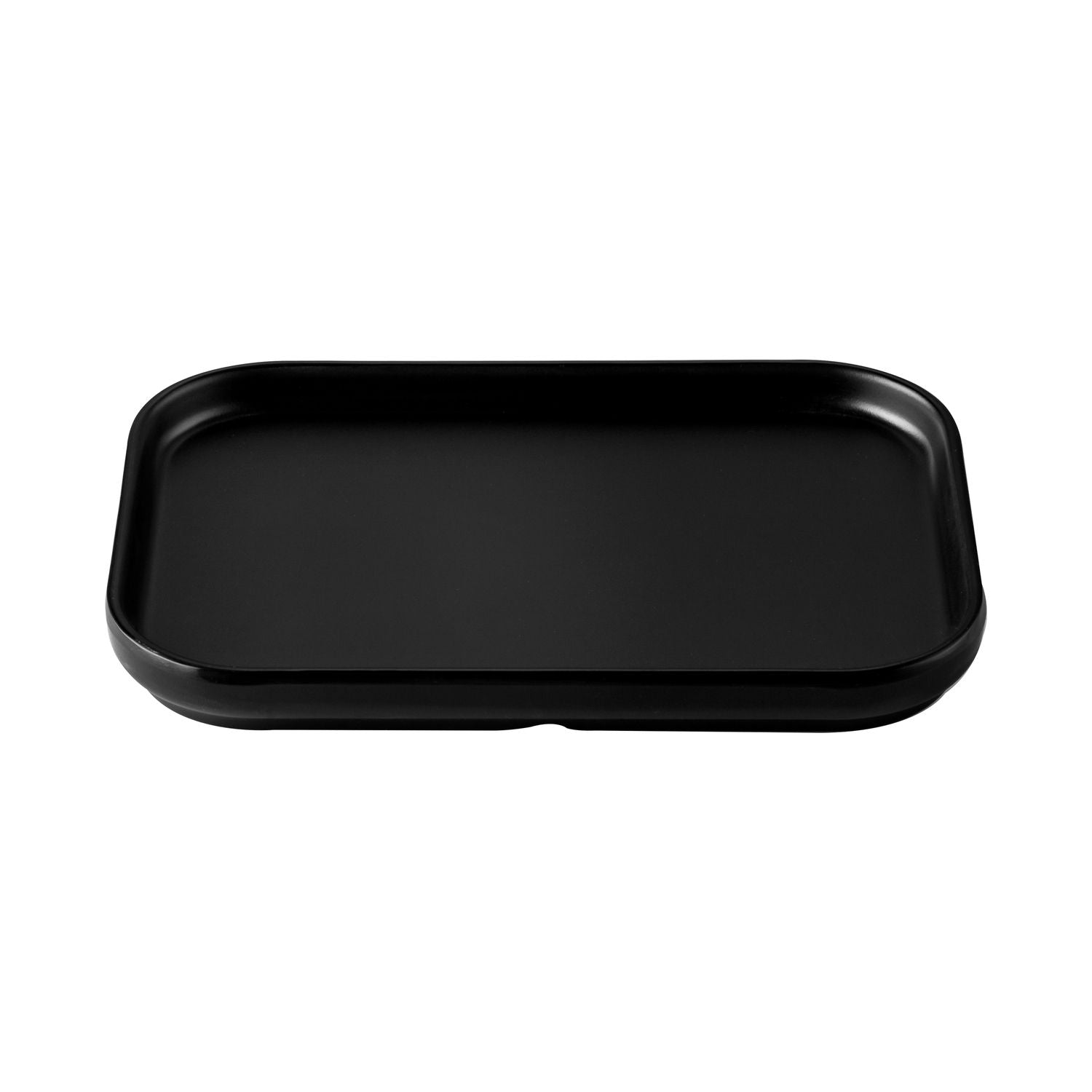 Hudson Rectangular Straight-Side Platter Matte Black 8