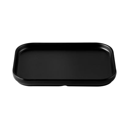 Hudson Rectangular Straight-Side Platter Matte Black 8