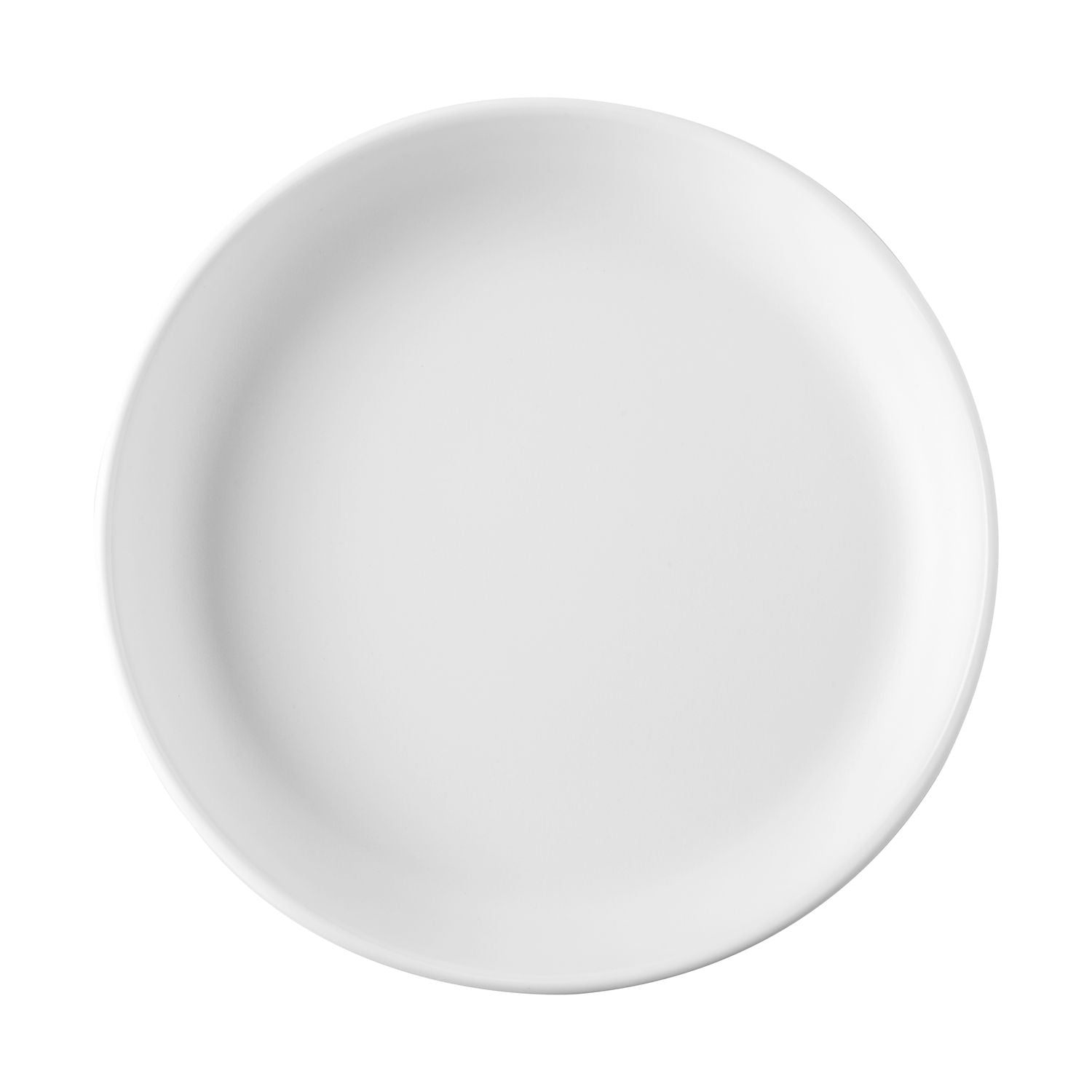 Hudson Round Deep Plate Matte White 8