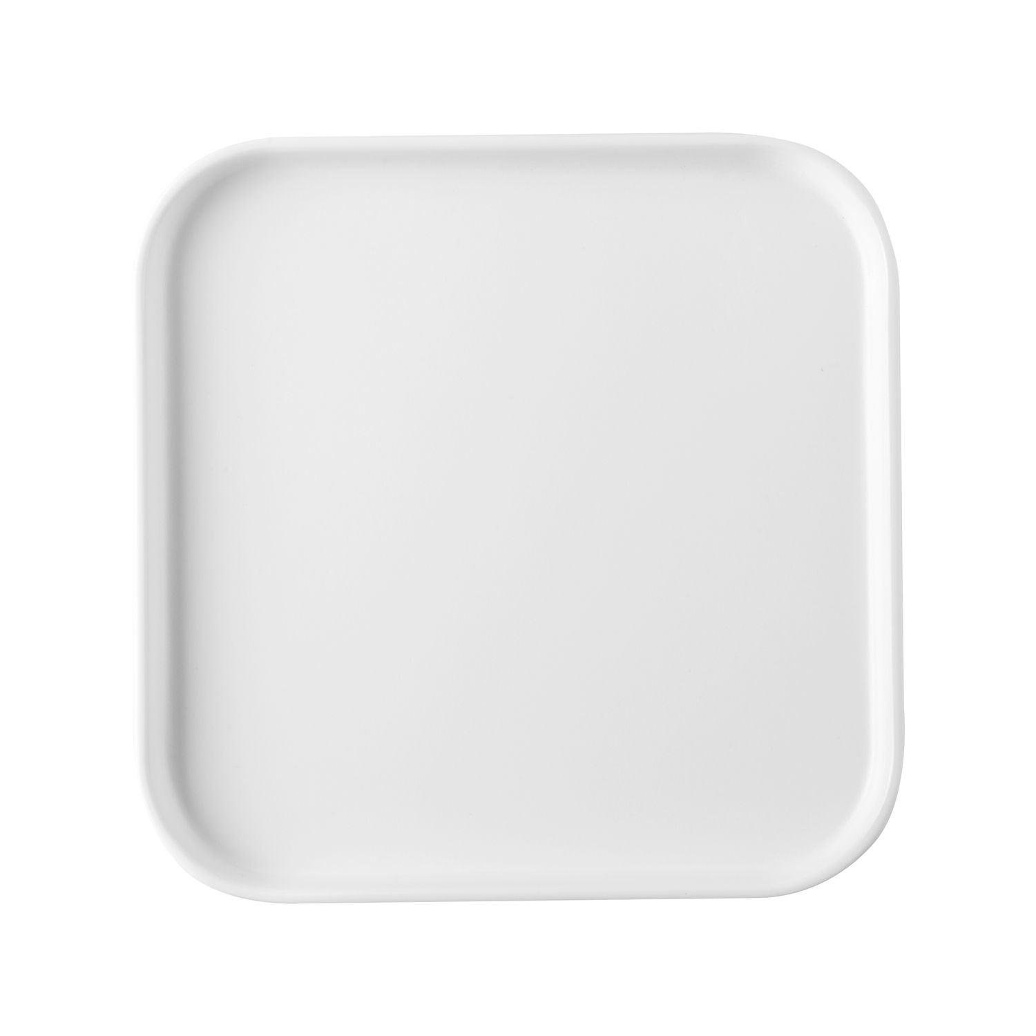 Hudson Square Straight-Side Plate Matte White 10