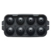 ICCP-8K, 8 Sphere Silicone Ice Tray, Black