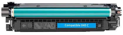 Compatible Canon Cyan Toner Cartridge 040, high yield 10000 pages