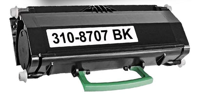 Dell 310-8707/310-8709 compatible black toner, 6,000 pages, for Dell 1720 and 1720dn printers.
