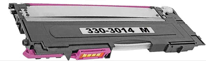 Toner Cartridge 330-3014 Magenta compatible for Dell 1230c/1235cn printers, high-yield 1,000 pages